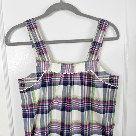 Juicy Couture Y2K McBling Colorful Jumper Mini Dress Plaid Pastel 4 Oughts Rave - Picture 14 of 15
